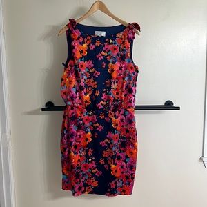 Navy/Floral Dress